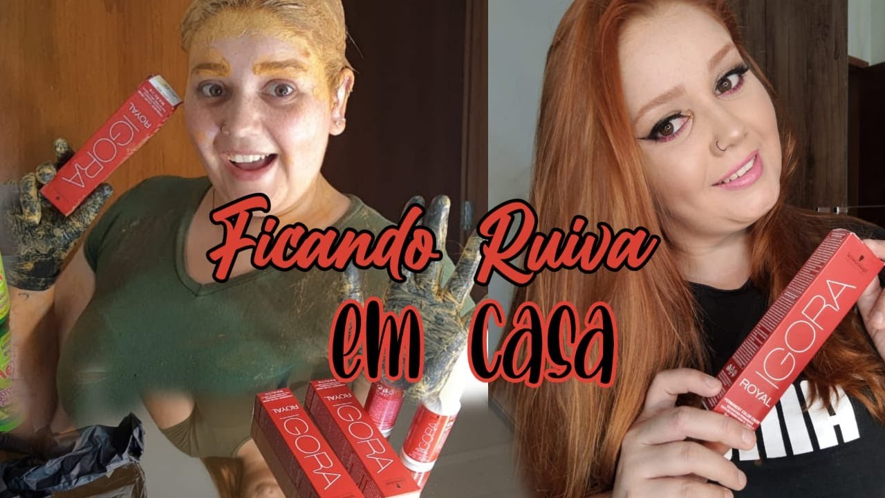 Pintando o cabelo sozinha em casa: Igora 8.77