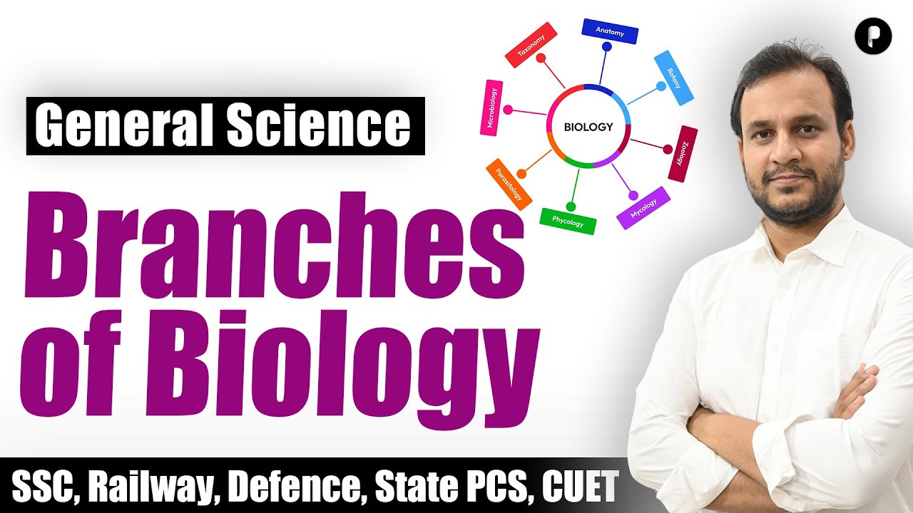 Branches of Biology | With Mind Map | General Science | SSC Biology #parchamclasses #parcham