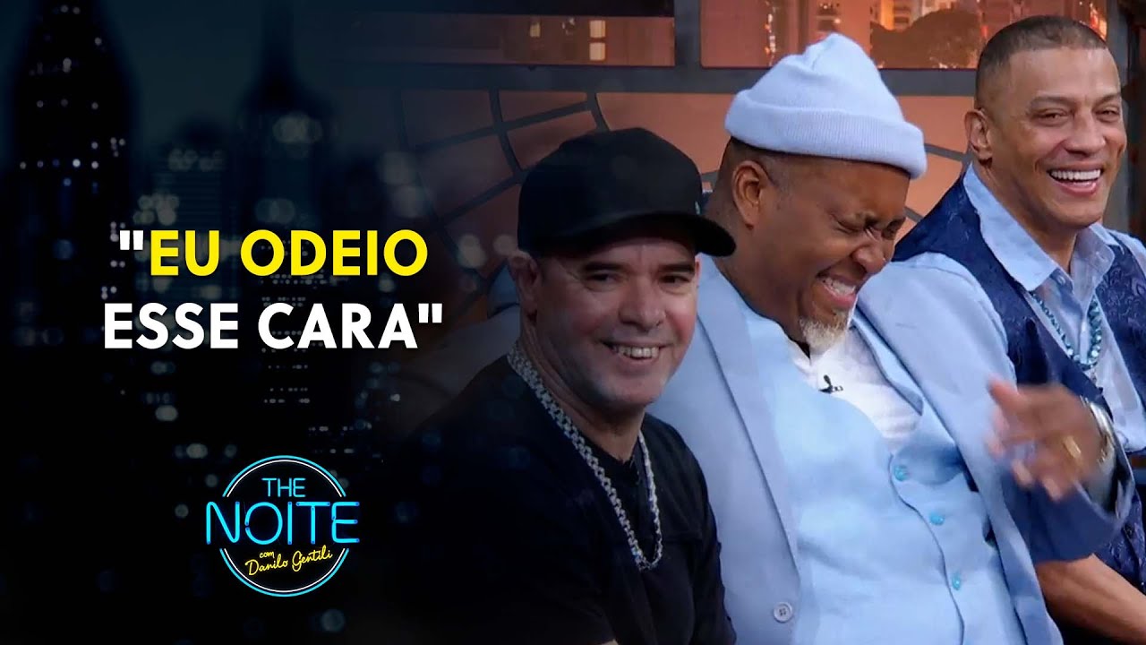 Humorista Rodrigo Cáceres faz Sampa Crew quase chorar de rir | The Noite (23/07/24)