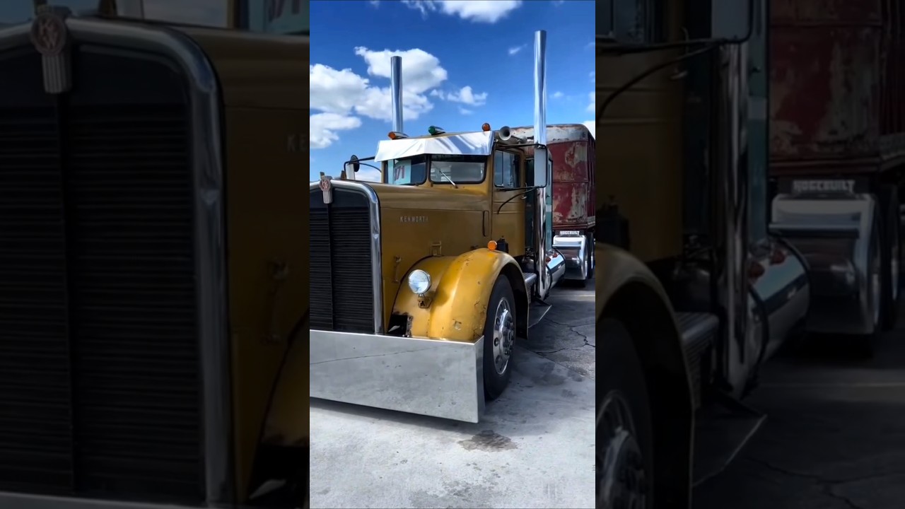 Vintage Kenworth Truck &ndash; Classic American Rig  #trucking #trailer #automobile  #kenworth #trucker