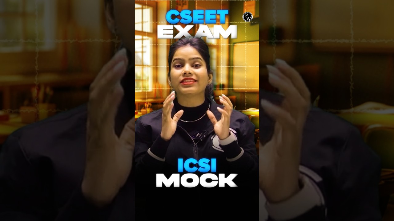 CSEET Exam & ICSI Mock Test Most Imp Rule👉 #cswallah #shorts #cseetexam #icsiexam