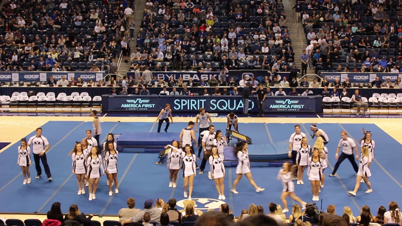 BYU Cheer Halftime 2/4/17