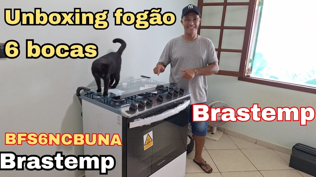  Unboxing e primeiras impressões FOGÃO 6 BOCAS BRASTEMP 