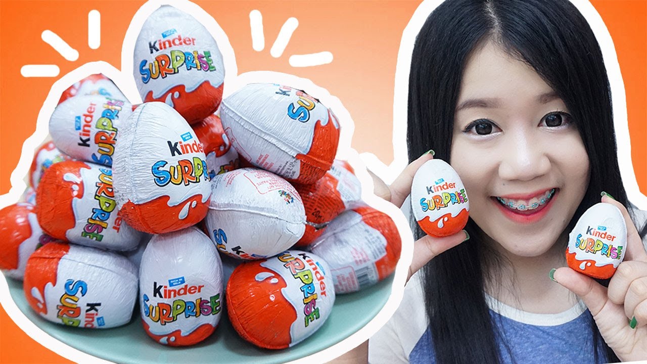 แกะไข่เซอร์ไพรส์ คินเดอร์ จากต่างประเทศ 40 ใบ มีอะไรบ้างมาลุ้นกัน !! 【 40 Kinder surprise egg 】