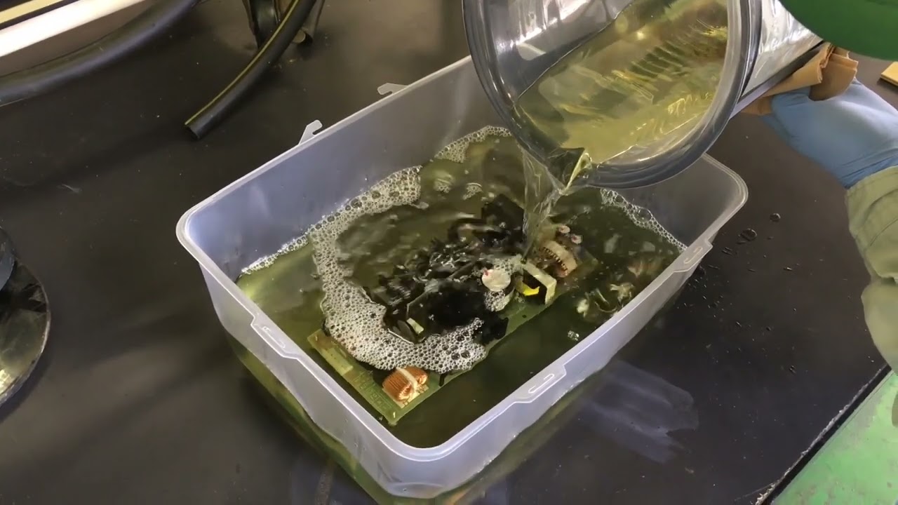 DCP樹脂による基板の含浸