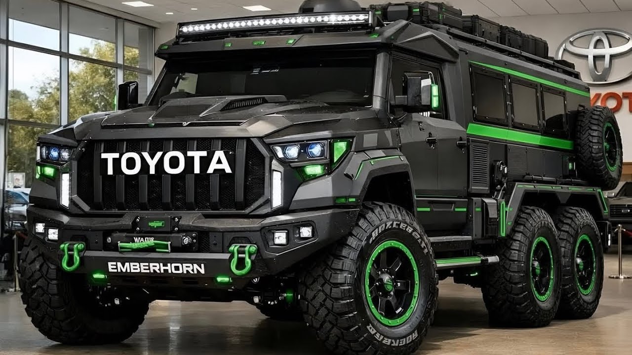 2026 Toyota Ember-Horn 6×6 Review – Toyota’s Ultimate Off-Road Monster! #car #toyota2026 #luxury 