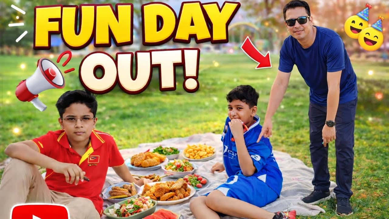 Family Picnic Full Masti 😄 | First YouTube Vlog #First vlog #Picnic vlog # vlog2026