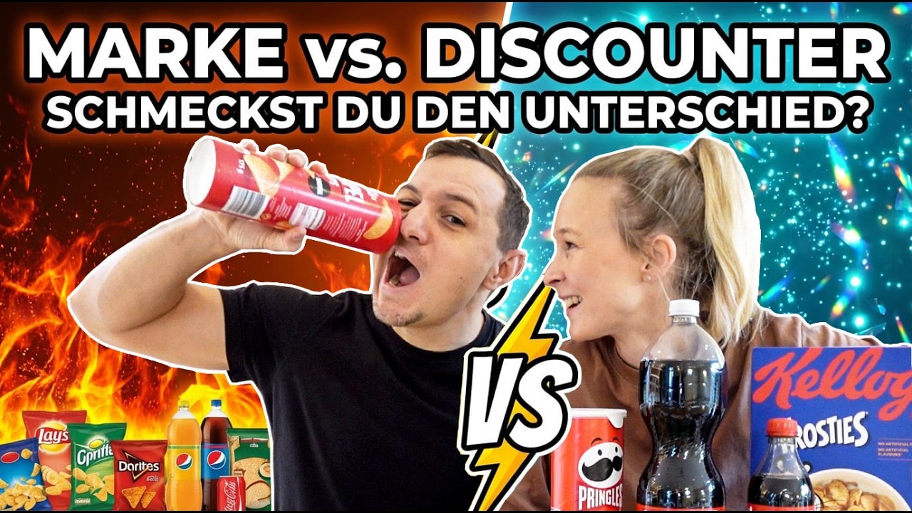 Blindverkostung Challenge! Wer erkennt mehr? | Marke vs. Discounter | Nasrin gegen Denis