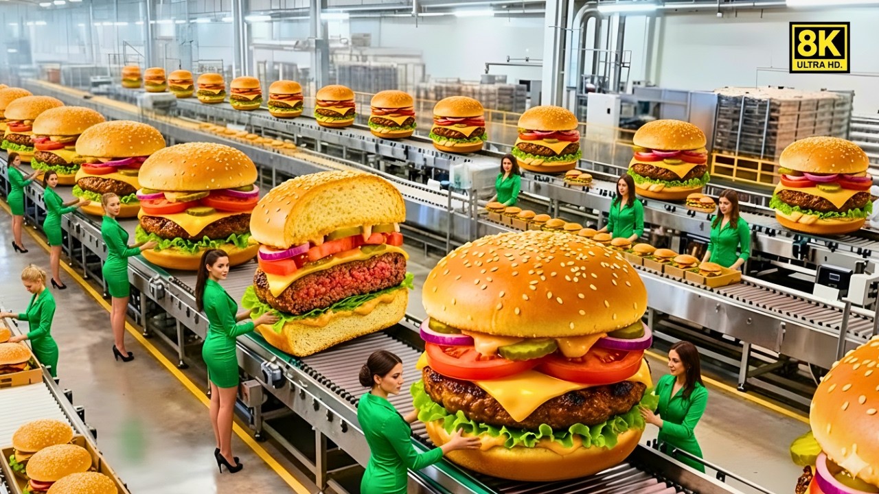Fast Food EXPOSED Are You Eating McDonald's Burgers Made Like This | AI Documentary