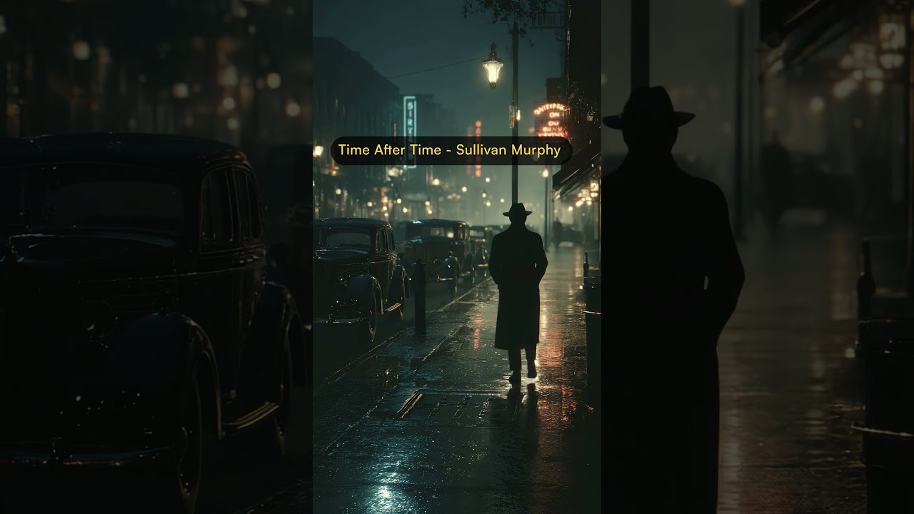 Rainy Night City Walk | Film Noir Aesthetic 🌧️🕴️