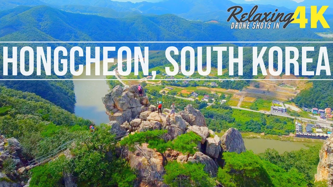 Hongcheon Korean Countryside 4K Relaxing Drone Film