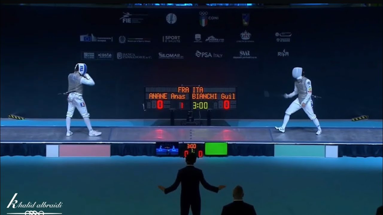 Gold medal 🥇 Match: Men&rsquo;s Individual Foil event at European Fencing Championships in Genova 2025 🇮🇹🤺