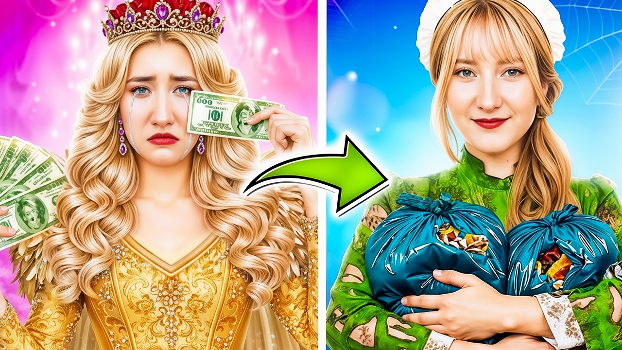 Богатая Принцесса Стала Бедной Девушкой! Как Стать Принцессой?