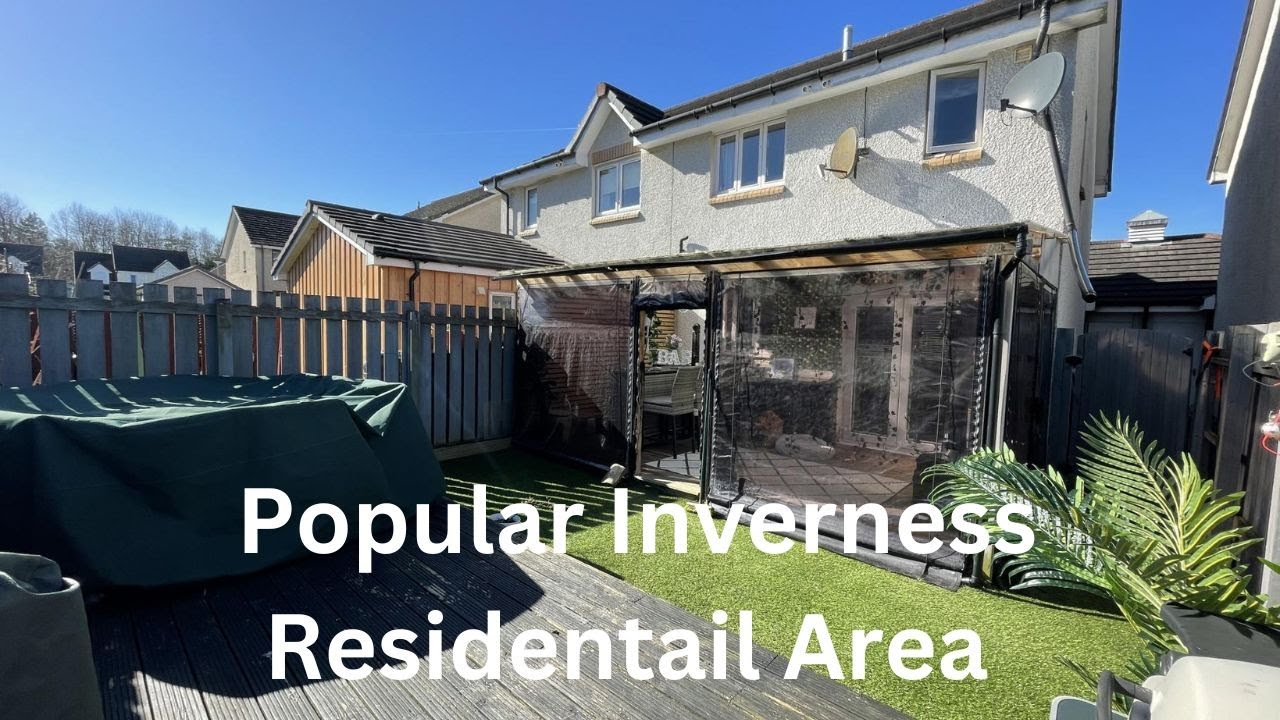 Castle Heather Inverness - Three Bedroom Semi Family Home - £220K