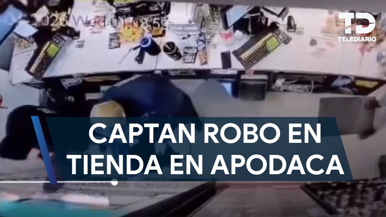 Captan robo en tienda de conveniencia de Apodaca