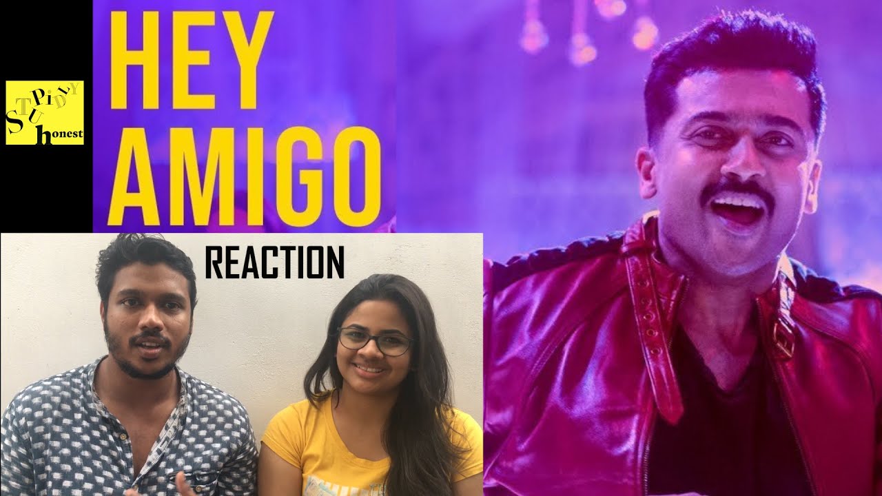 Malayalees Reacting to Kaappaan - Hey Amigo Video | Suriya, Sayyeshaa | Harris Jayaraj | K.V. Anand