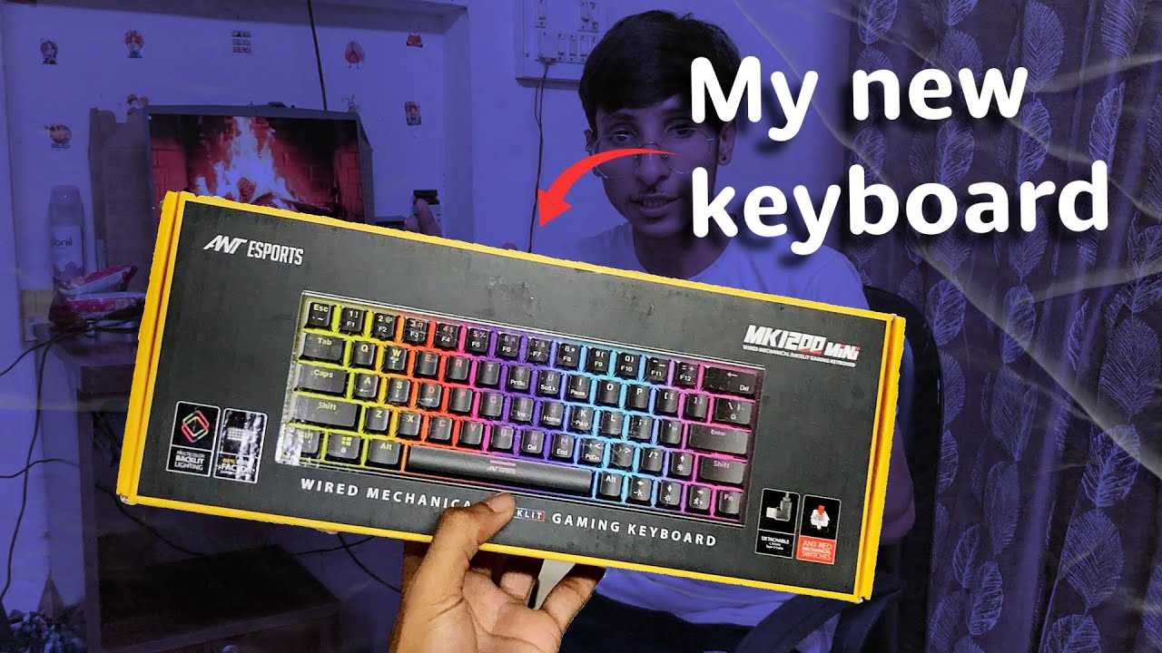 My new keyboard || Ant Esports MK1200 Mini ||