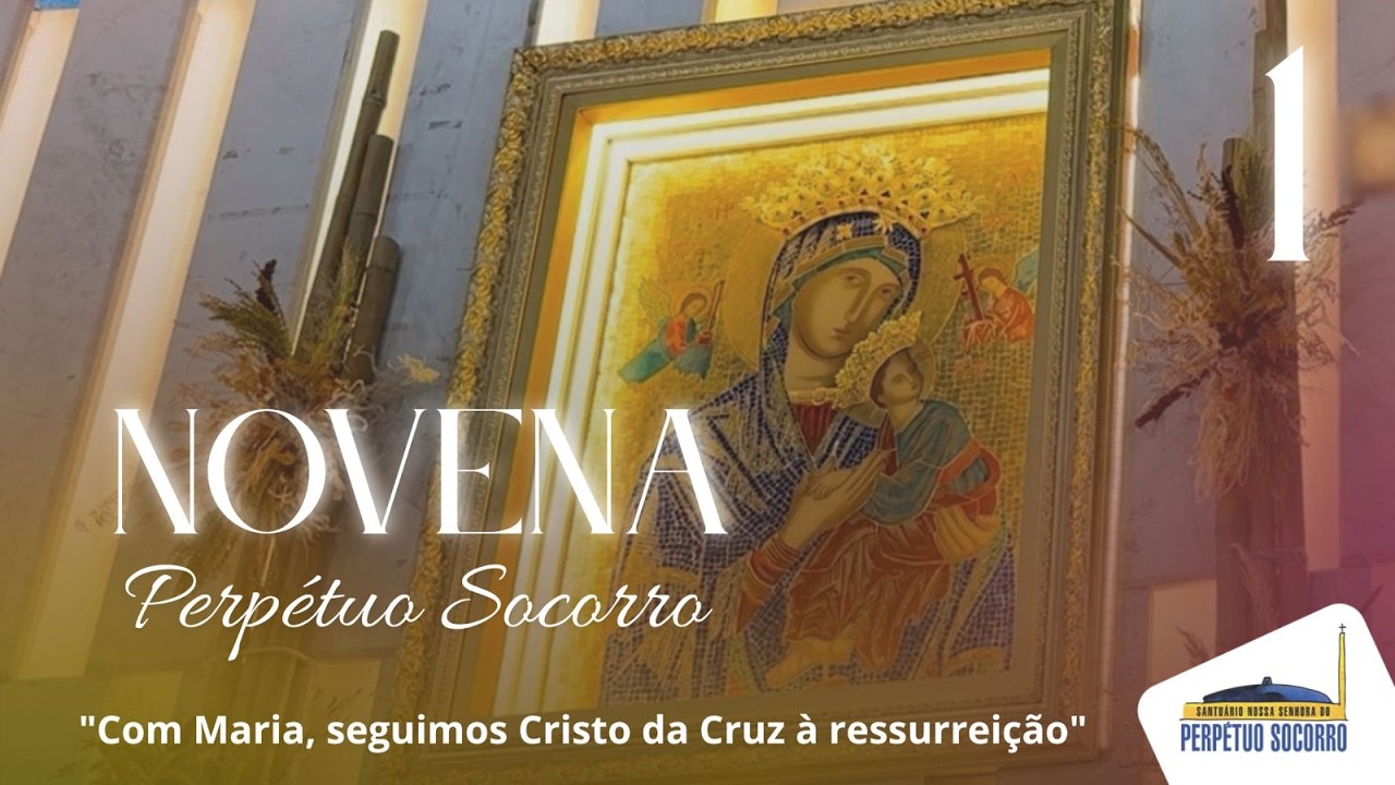 08h | Novena de Nossa Senhora do Perpétuo Socorro | AO VIVO | 1º dia - Pe. Parron| 18/03/2026