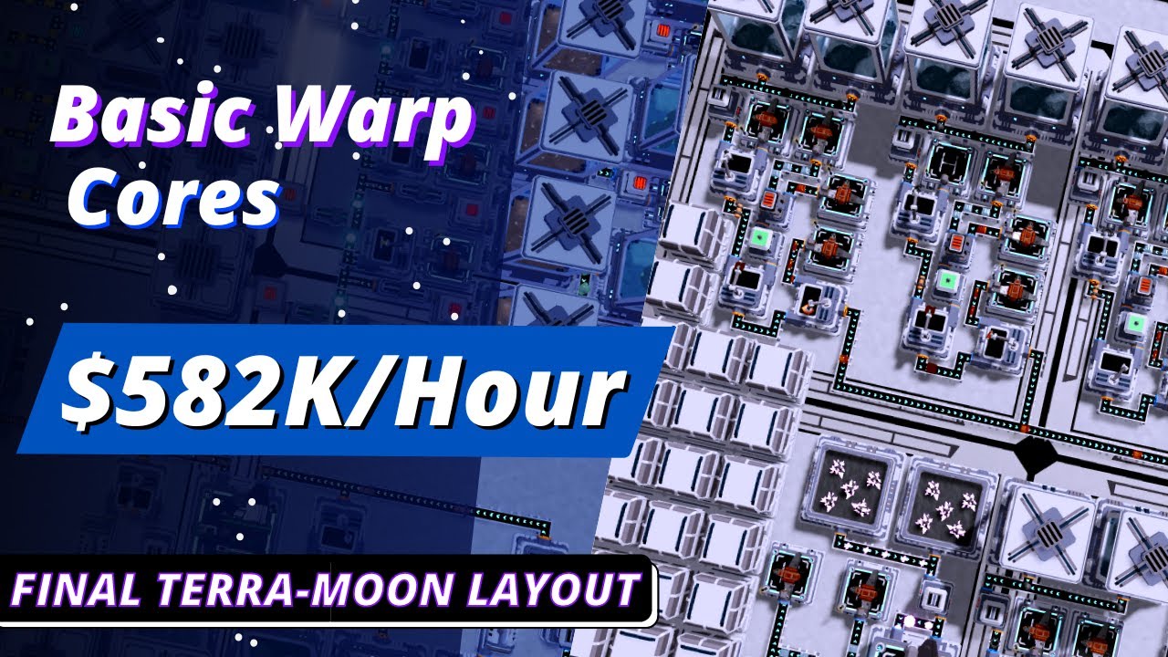 GOOD BASIC WARP CORE LAYOUT SPACE INDUSTRY SIMULATOR! - Roblox Space Industry Simulator