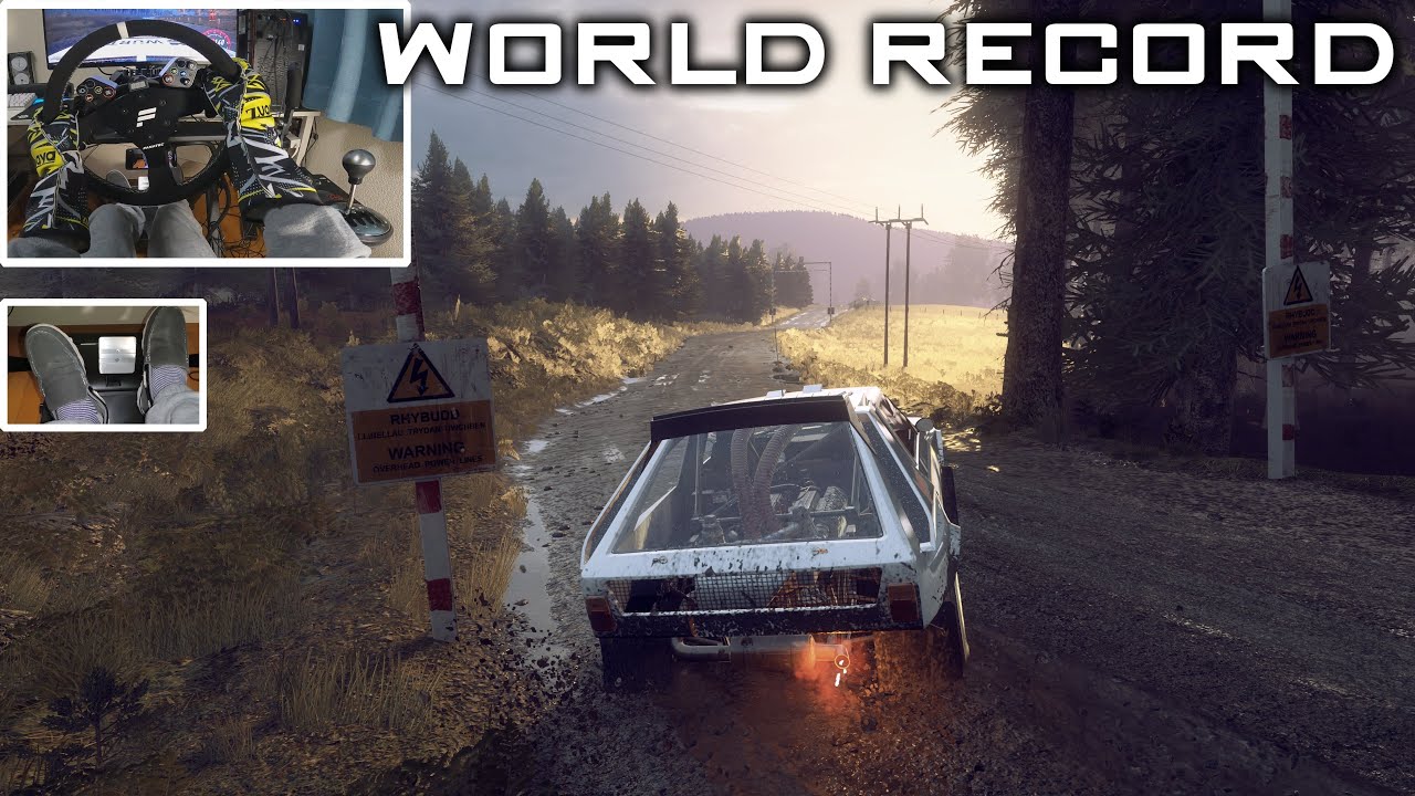 [Мировой рекорд] Lancia Delta S4 Group.B (Ралли Уэльс) | DiRT Rally 2.0 | CSL DD + TH8A