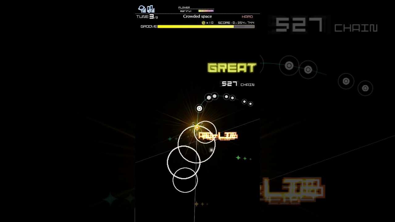 Crowded space(HARD) FC PERFECT【GROOVE COASTER 3】