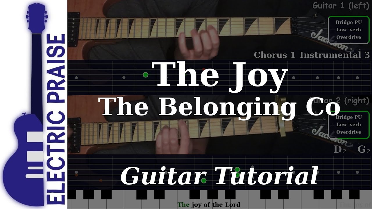 The Joy - The Belonging Co | Electric Guitar Playthrough (With TABS)