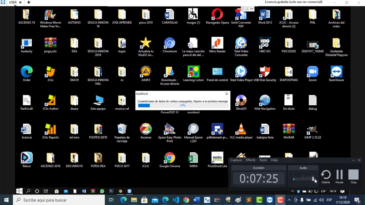 Araword Solución error de actualizacion