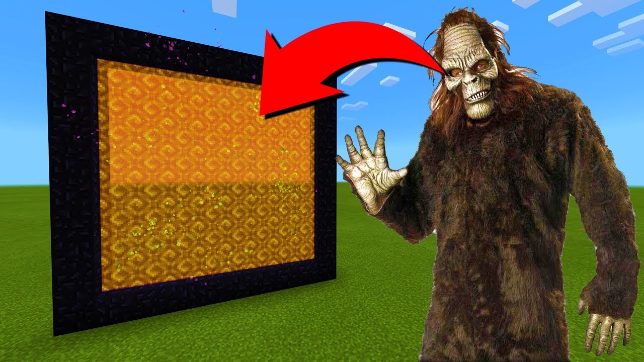 How To Make A Portal To The Bigfoot Dimension in Minecraft!