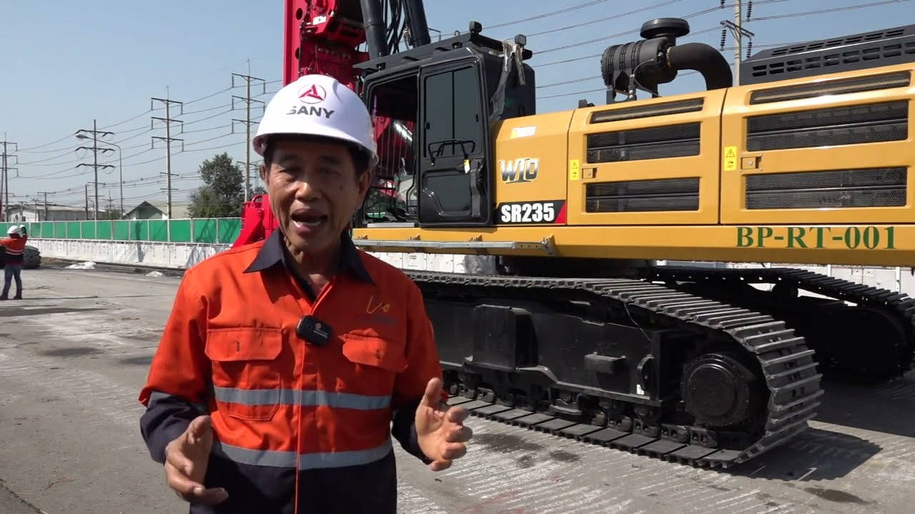 SANY Review Piling Machinery Model SR235 W10