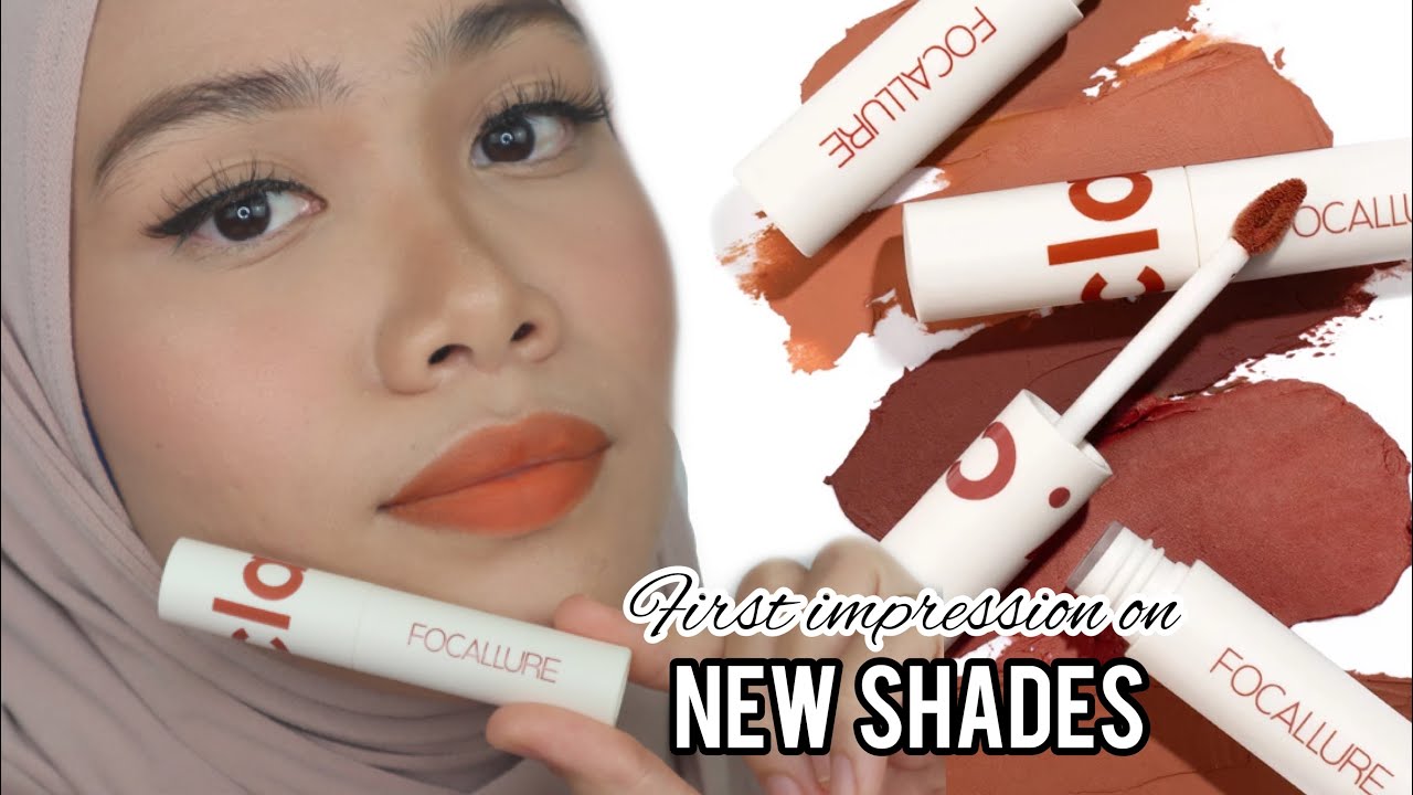 FOCALLURE LIP CLAY | TRUE MATTE PILLOWY  // First impression & Lip swatches