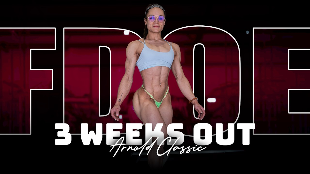 FDOE w/ Alexis Nicole Drury | IFBB Wellness Pro | 3 WEEKS OUT | This is where it gets real