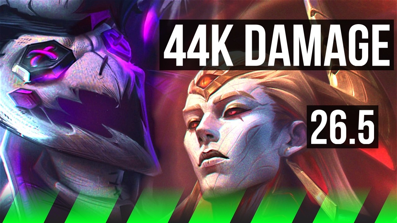 SHACO vs ZAAHEN (JGL) | 44K damage, Good KDA: 23/2/9 | EUW Master | 26.5