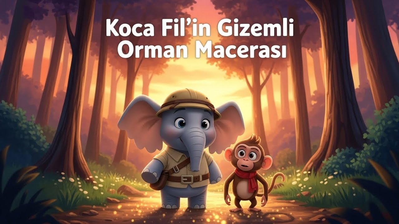 Koca Fil Ve Küçük Maymun Macerası |Hikayeler | Masal Dinle