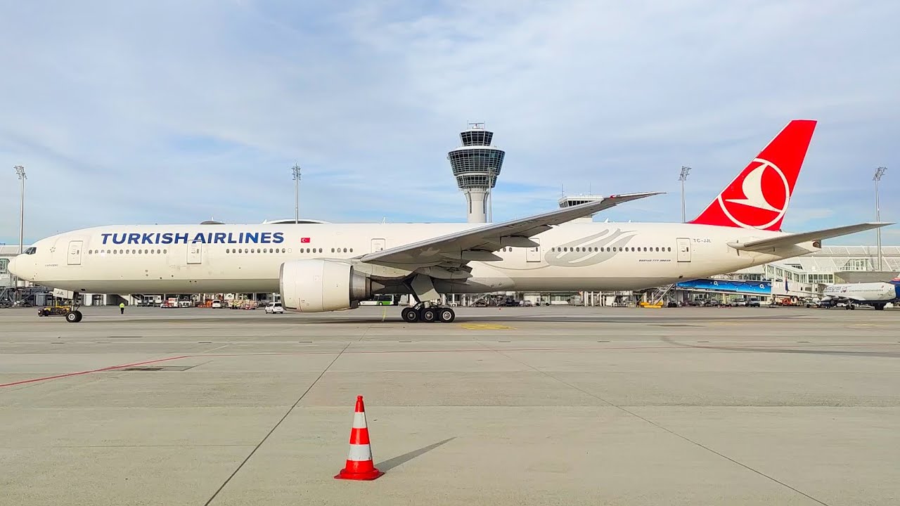 GE90 STARTUP! | Turkish Airlines B773 (TC-JJL) Engine Startup Taxi and Departure at Munich Airport!