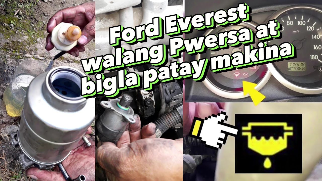 Ford Everest Palagi biglang mamatay makina/ How to determined water in fuel filter(Part1)