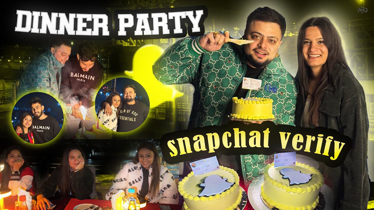 Dinner Party Snapchat Verify D Khushi Ch❤️😎 Pra Bhabhi V Sade Nal Gye Dinner Te😍|| Ankush Thakur ||