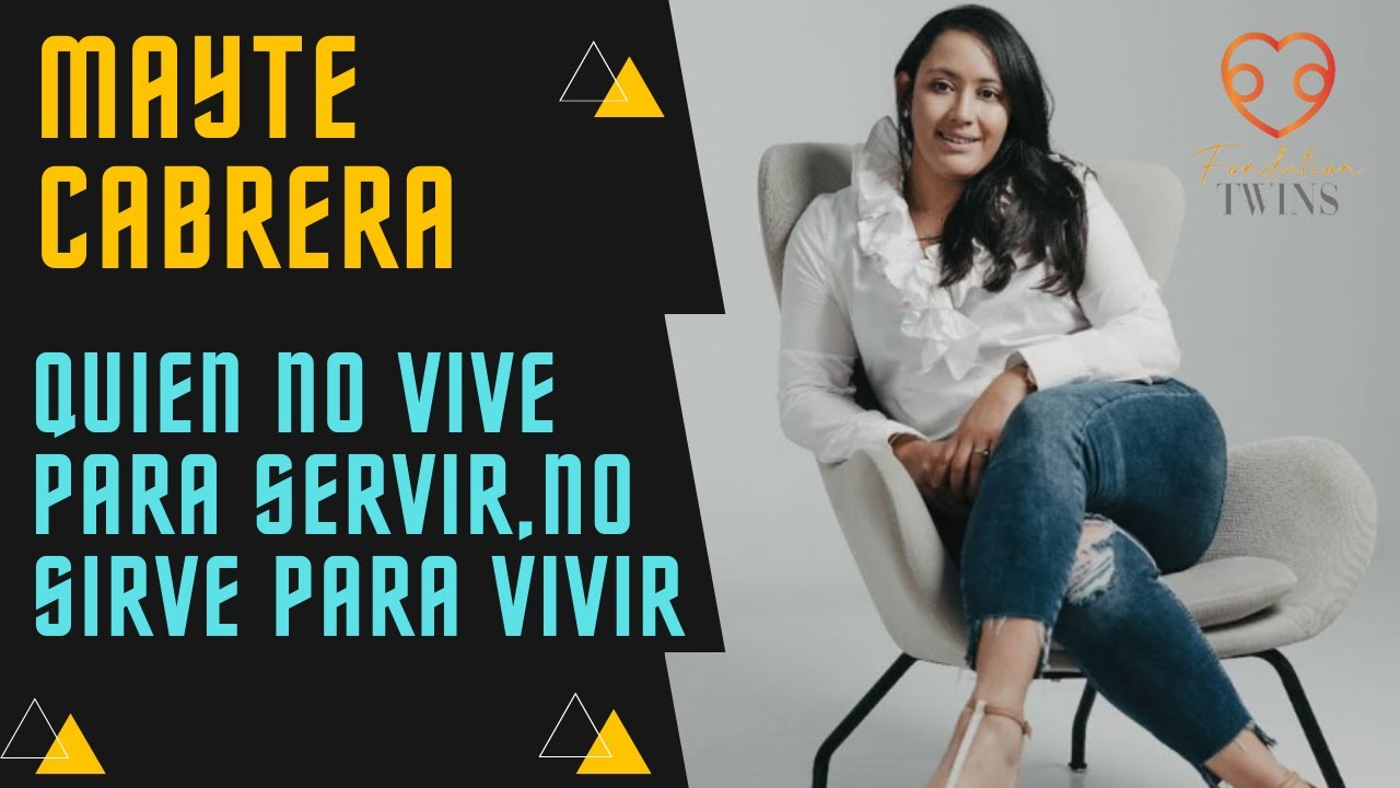 Entrevista Mayte Cabrera Fundacion Twins