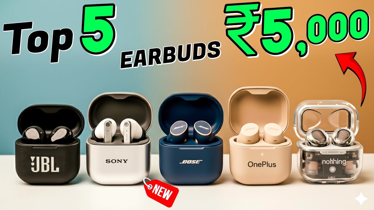 Best Earbuds Under 5000 in 2025🔥Best Tws Under 5000⚡Best Earbuds Under 5000🔥Best Earbuds 2025🔥TWS