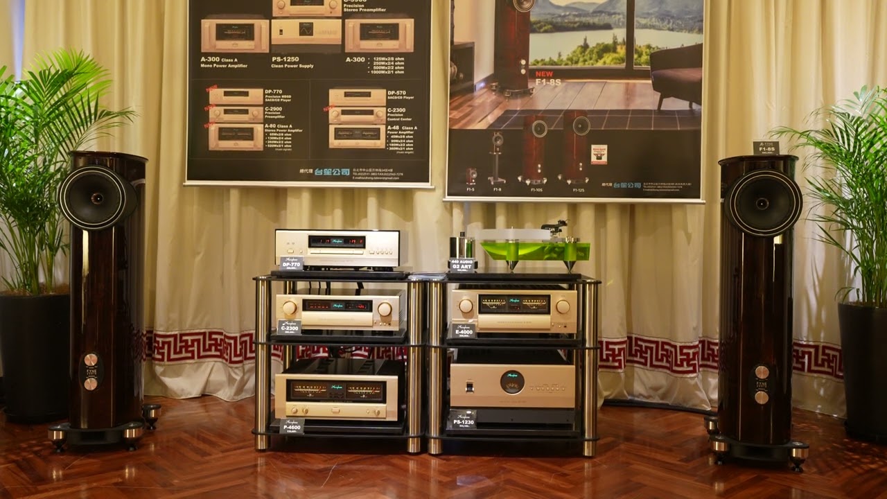TAA 2024 - 台笙 - ① Accuphase 金嗓子 DP-770, C-2300, P-4600, PS-1230 / Fyne Audio F1-8S
