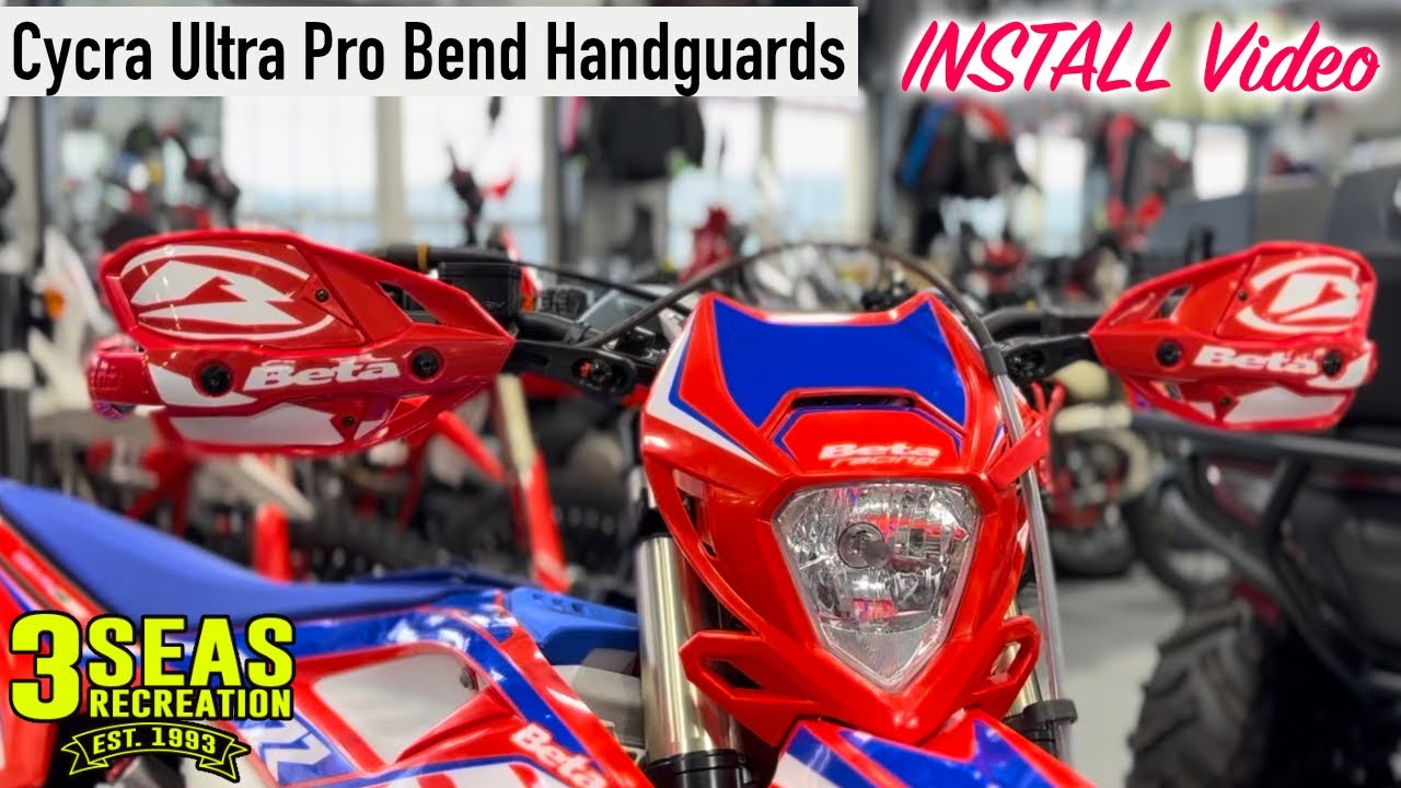 INSTALL TIPS | Beta Cycra Ultra Pro Bend Handguards | AB-11167 | Fits 2005+ RR/ RS/ RR-S/ XTrainer