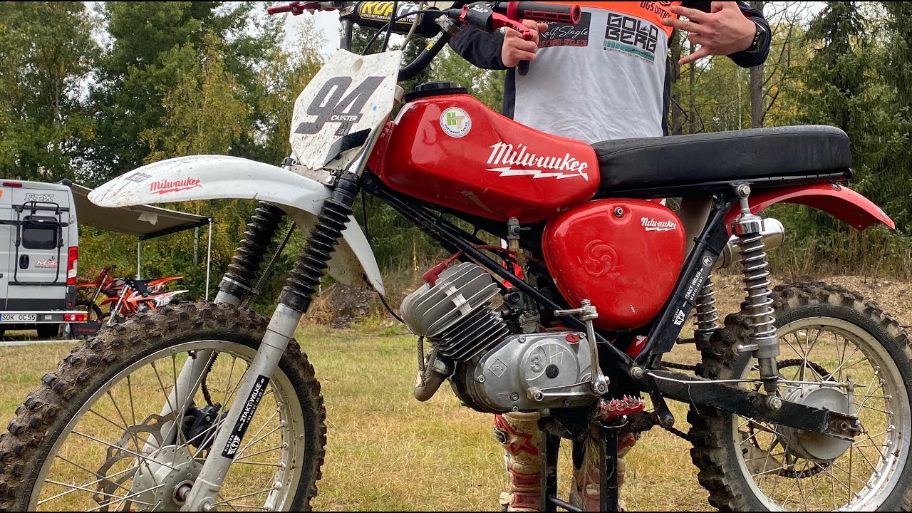 Simson Motorradbiathlon Silberhütte (Onboard) | Simsoncross | Simson Enduro - Olister 94