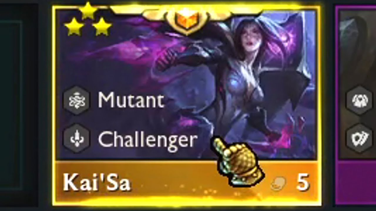 S6 Kai'Sa ⭐⭐⭐ 3 Star | 8 Challenger 5 Mutant | TFT Set 6