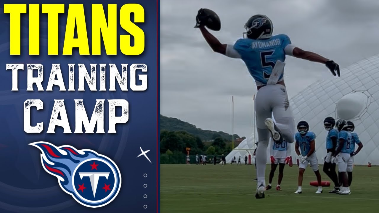 Titans Training Camp FULL Highlights: Calvin Ridley is a gazelle + Elic Ayomanor one-handed snag