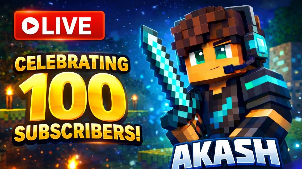 100 subscribers celebrating in minecraft with friends \\ 100 subscribers complete ho gaye guys 🥳🥳