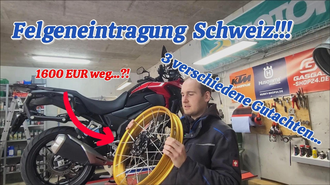 KUNDE WILL SEINE NEUEN FELGEN AN DIE WAND NAGELN | KÖNNEN WIR IHN HELFEN?!  | BLAUM MOTORRADTECHNIK