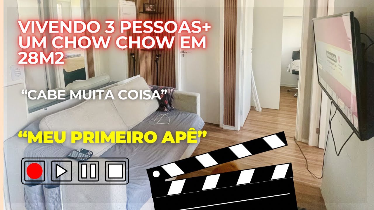 Como é morar em apartamento 28m2 da construtora Metrocasa | Monalisa Ornilo