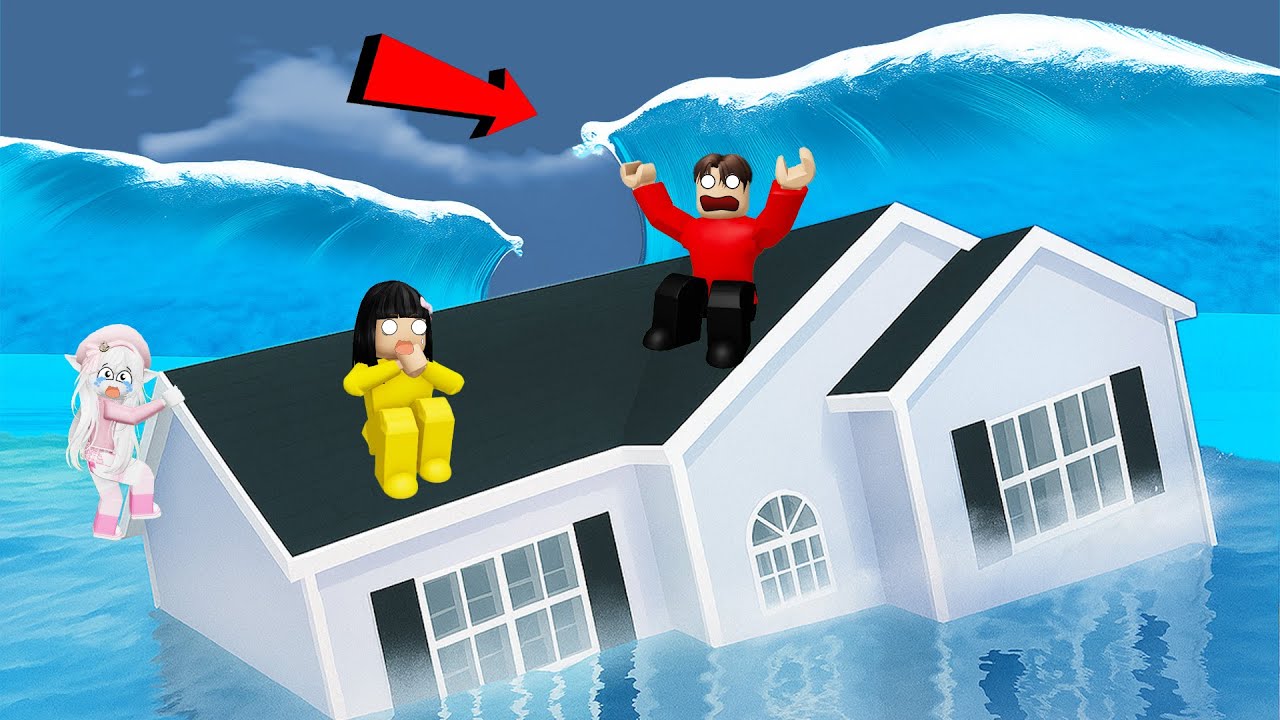 Yuta Mio Bertahan Hidup Di Pulau Penuh Bencana Tsunami Besar | ROBLOX