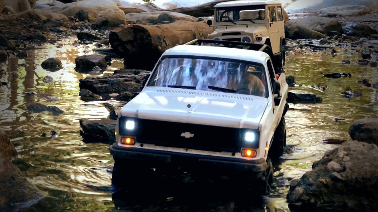 RC4WD RC Scale Trail Run Crawl Adventure [Awesome Scale run]
