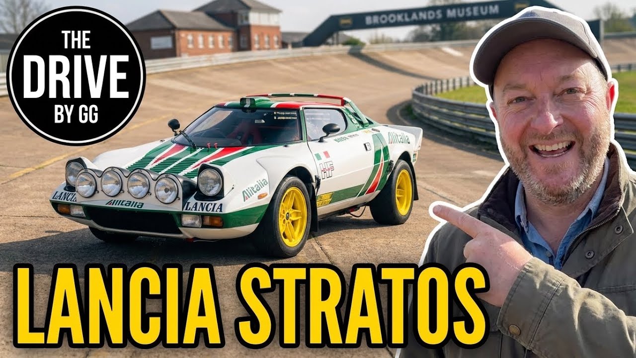 Lancia Stratos покоряет ИСПЫТАТЕЛЬНЫЙ ХОЛМ в музее Бруклендс вместе с автомобилями ГРУППЫ B!