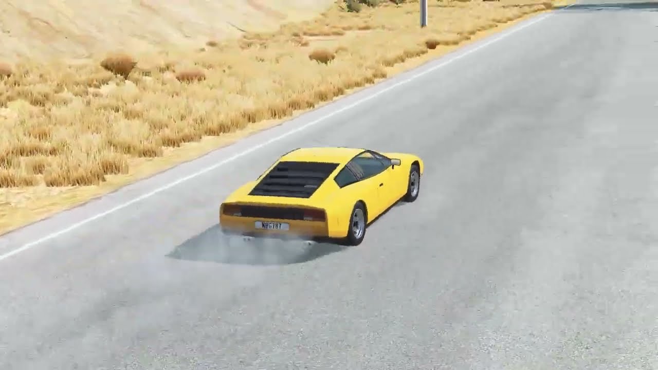 Cars vs Giant Pit - BeamNG Drive!